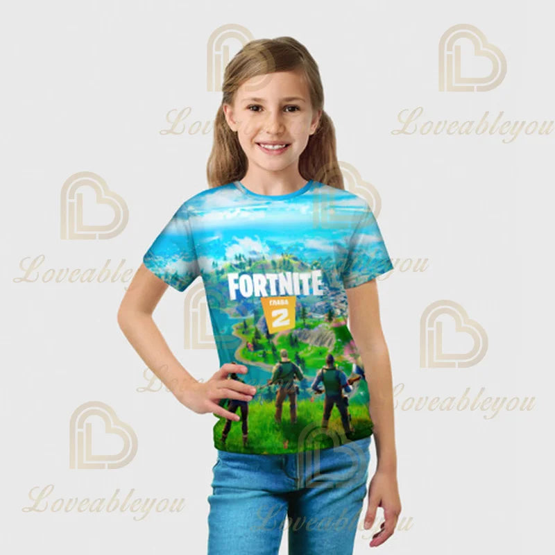 Fortnite hoodie s 3D printom, plus size majica s kapuljačom, dječja modna streetwear hoodie majica, ležerna jakna