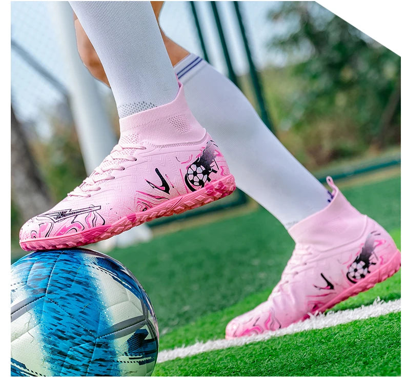Professionella fotbollsskor för män, halkfria fotbollsskor, unisex, andningsbara, futsal, sport, nya fotbollsskor, dropshipping, ultralätta