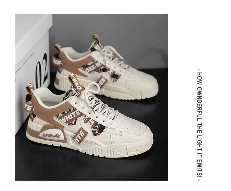 Chaussures de skateboard pour homme, baskets d'été, cuir, décontractées, mode, plein air, course à pied, sport, randonnée, tennis, semelles compensées, de créateurs, de luxe