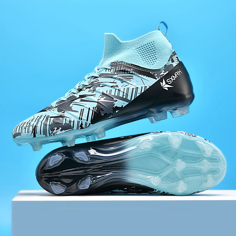 Chaussures de football haut de gamme Double Star pour homme, modèle AG Long Stud, authentiques. Chaussures de match et d'entraînement professionnelles pour adolescents et adultes