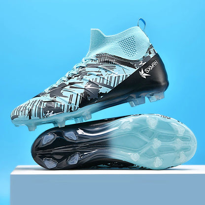 Chaussures de football haut de gamme Double Star pour homme, modèle AG Long Stud, authentiques. Chaussures de match et d'entraînement professionnelles pour adolescents et adultes