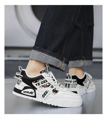 Chaussures de skateboard pour homme, baskets d'été, cuir, décontractées, mode, plein air, course à pied, sport, randonnée, tennis, semelles compensées, de créateurs, de luxe