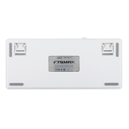 EPOMAKER X AULA F75 MAX kompakte mechanische Tastatur im 75-%-ANSI-Layout, kabelgebunden/Bluetooth/2.4GHz kabellos, mit TFT-Bildschirm und Drehregler