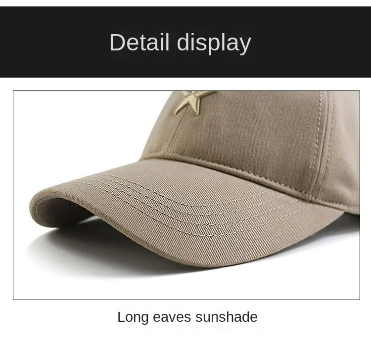 Baseballová čepice Big Head Plus Size, 100 % bavlna, vhodná pro muže i ženy, nastavitelná, čepice typu „dad hat“, nadměrná velikost 58–60 cm, 61–65 cm