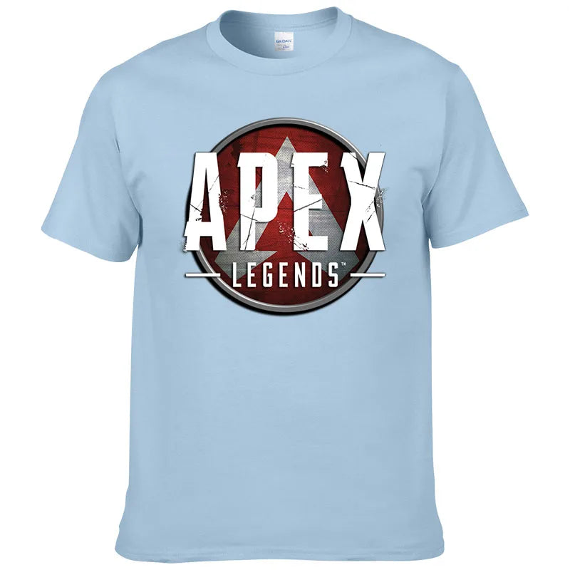 Short Sleeve Print T Shirt Men Summer Cotton Tshirt Clothing New Fashion Casual Apex Legends Harajuku Tee Style Cool Top F81