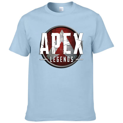 Short Sleeve Print T Shirt Men Summer Cotton Tshirt Clothing New Fashion Casual Apex Legends Harajuku Tee Style Cool Top F81