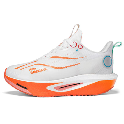 Scarpe da running con piastra in carbonio uomo donna, sneakers professionali da maratona e gara, traspiranti e leggere, per corsa su strada e allenamento
