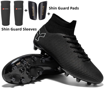 Chaussures de football de qualité pour hommes, chaussures de football résistantes pour garçons, chaussures de football légères pour enfants, baskets d'entraînement de futsal, crampons de football