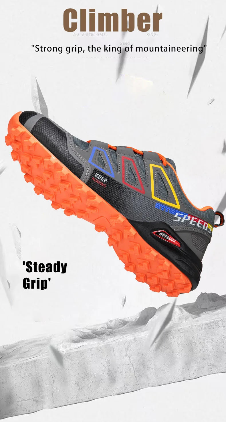 Chaussures de randonnée pour homme, chaussures de sport outdoor, chaussures de randonnée à lacets, chaussures de randonnée et de sport pour femme, chaussures de sport tactiques antidérapantes pour la chasse