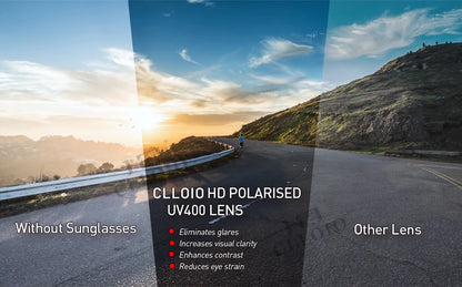 Pánské polarizované sluneční brýle značky CLLOIO s hliníkovým rámem, UV400, protisvětelné, brýle pro řidiče, bezrámové Oculos De Sol