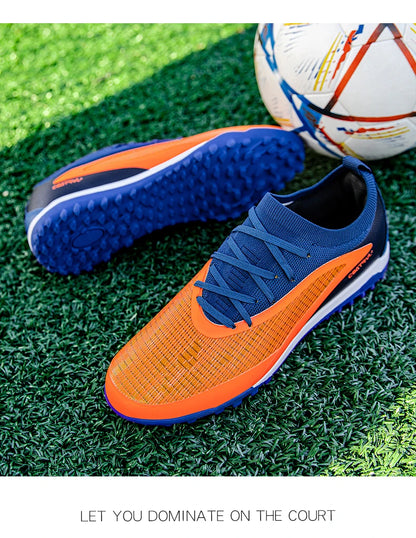 New Men Football Boots Sport Adult Long Spikes Soccer Shoes Training Outdoor Cleats Breathable Non Slip Boys Match Comfortable