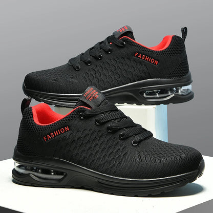 Chaussures de course pour homme, chaussures de sport de plein air, chaussures de tennis décontractées en mesh, chaussures de sport légères à lacets pour le jogging et la salle de sport, nouvelles baskets pour homme