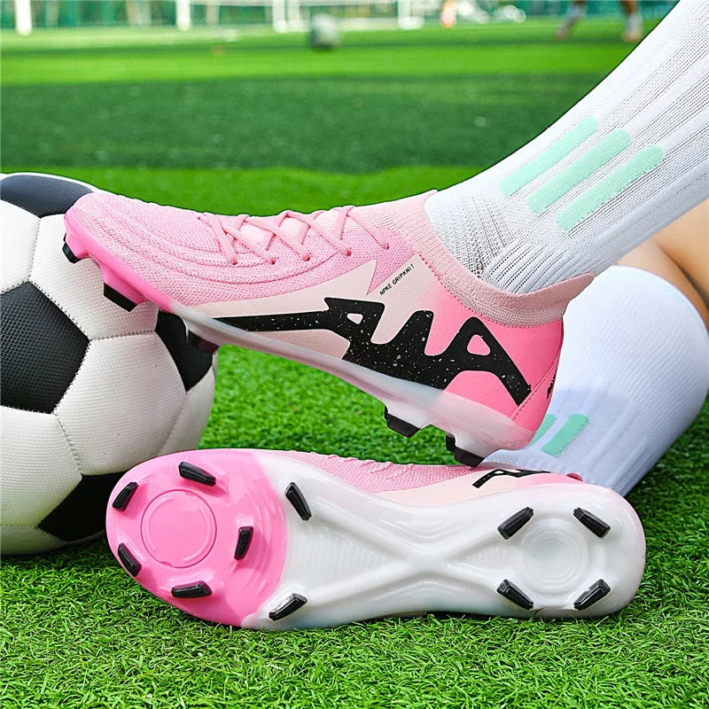 Chaussures de football professionnelles pour hommes, chaussures de foot pour adultes, crampons de football de club, chaussures d'entraînement ultralégères, baskets de football d'extérieur