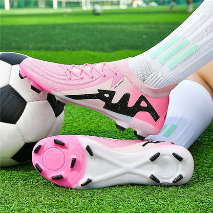 Chaussures de football professionnelles pour hommes, chaussures de foot pour adultes, crampons de football de club, chaussures d'entraînement ultralégères, baskets de football d'extérieur