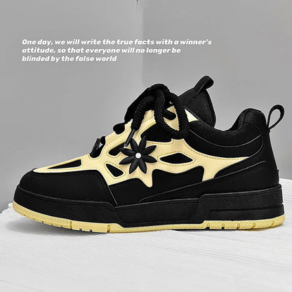 Mode Herrenschuhe Trend Street Skateboard-Schuhe Herren Luxusmarke Trainingssneaker Mesh atmungsaktive Freizeitschuhe Tenis Masculino