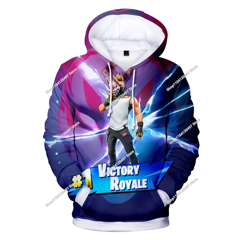 Boys and Girls Hoodies Fortnite Children's Pullover 3D Printed Hoodies Battle Royale Men's Hoodies Autumn Fashion Kids Clothing