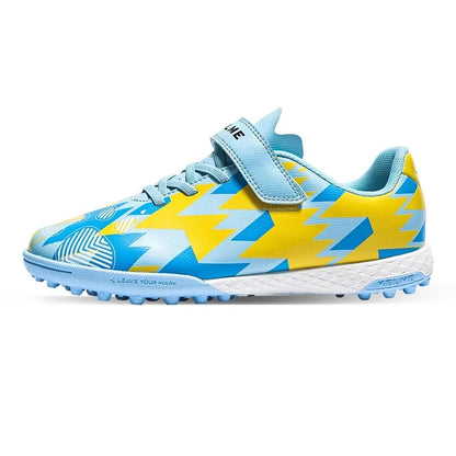 Chaussures de football pour enfants Kelme Tf Nail pour élèves du primaire – Chaussures de football à cinq sur gazon artificiel