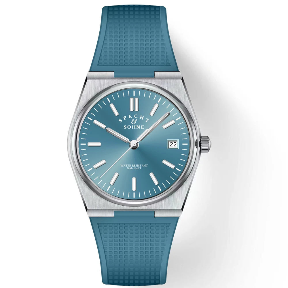 2025 New Arrivals Specht&Sohne Men's Watches Stainless Steel Sapphire Classic Quartz Men Watch Relogio Masculino 100M Waterproof
