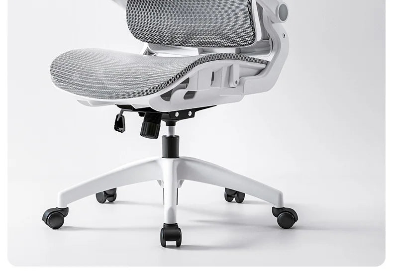 Ergonomic Gaming Chair with 3D Lumbar Support, Breathable Mesh Office Chair, Adjustable Swivel Racing Chair with Armrests for Home & Work