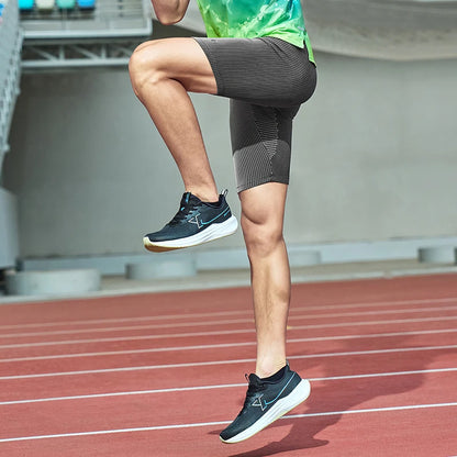 Xtep Sports Fitness Shorts For Men 2025 New Running Moisture-Wicking Shorts High-Elastic Tight Compression Pants 875229580177