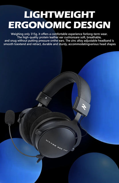 Cuffie da studio TALOMEN W550x – Cuffie monitor DJ professionali cablate over-ear con driver da 50mm e cavo rimovibile