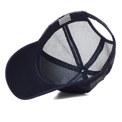 The Goonies Est 1985 Never Say Die Men's baseball cap summer mesh Snapback hat fashion outdoor Causal Breathable sun hats