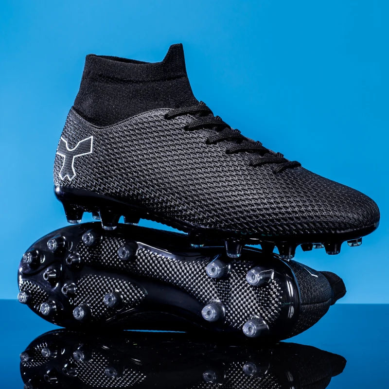 Chaussures de football de qualité pour hommes, chaussures de football résistantes pour garçons, chaussures de football légères pour enfants, baskets d'entraînement de futsal, crampons de football
