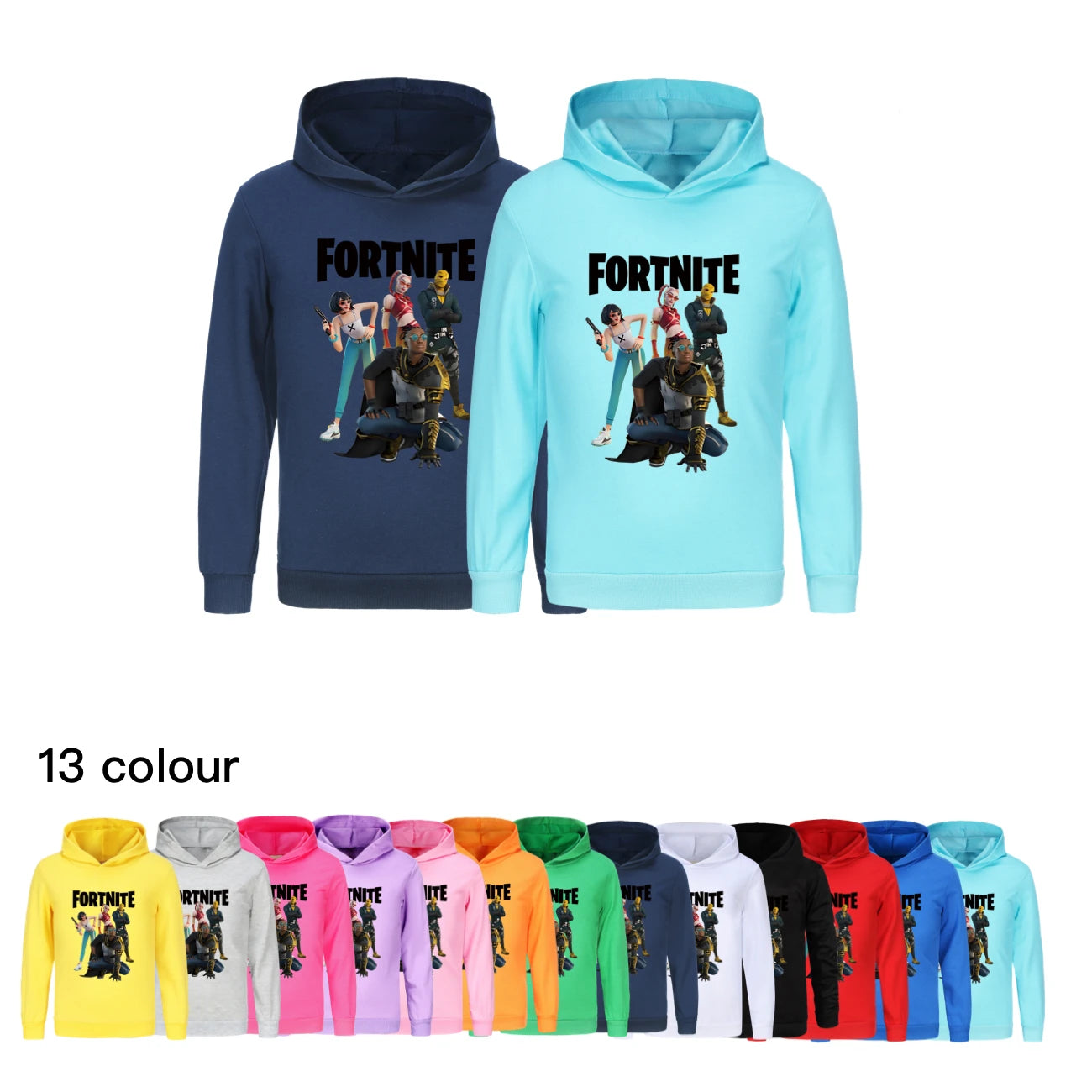 Fortnite Hoodie Kids Clothes Princess Girls Clothing Fashion Baby Boys Clothes Spring Autumn Sweatshirt Children Tops4403