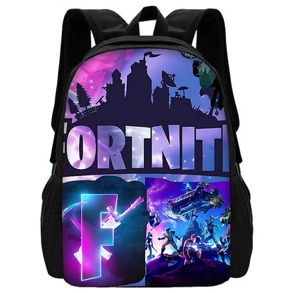 Zaino Classic Game Fortnites per bambini, ragazzi e ragazze, regalo di compleanno per studenti, borsa per la scuola unisex, zaino da campeggio resistente