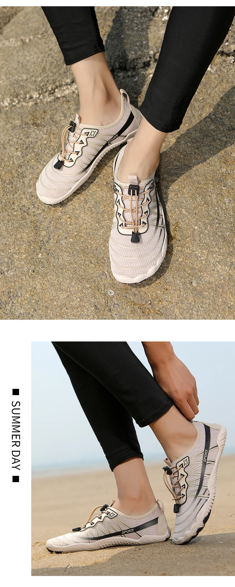 Wasserschuhe, Barfuß-Strand-Sportschuhe, hochwertige rutschfeste Schwimmschuhe, Fünf-Finger-Freizeit-Sportschuhe, Unisex