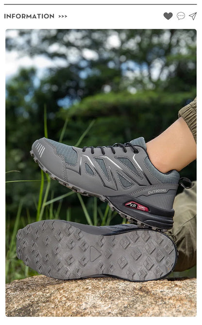 Lockless-Fahrradschuhe für Herren, Outdoor-Wander- und Cross-Country-Schuhe mit rutschfester Sohle, atmungsaktive Sportschuhe, Rennradschuhe