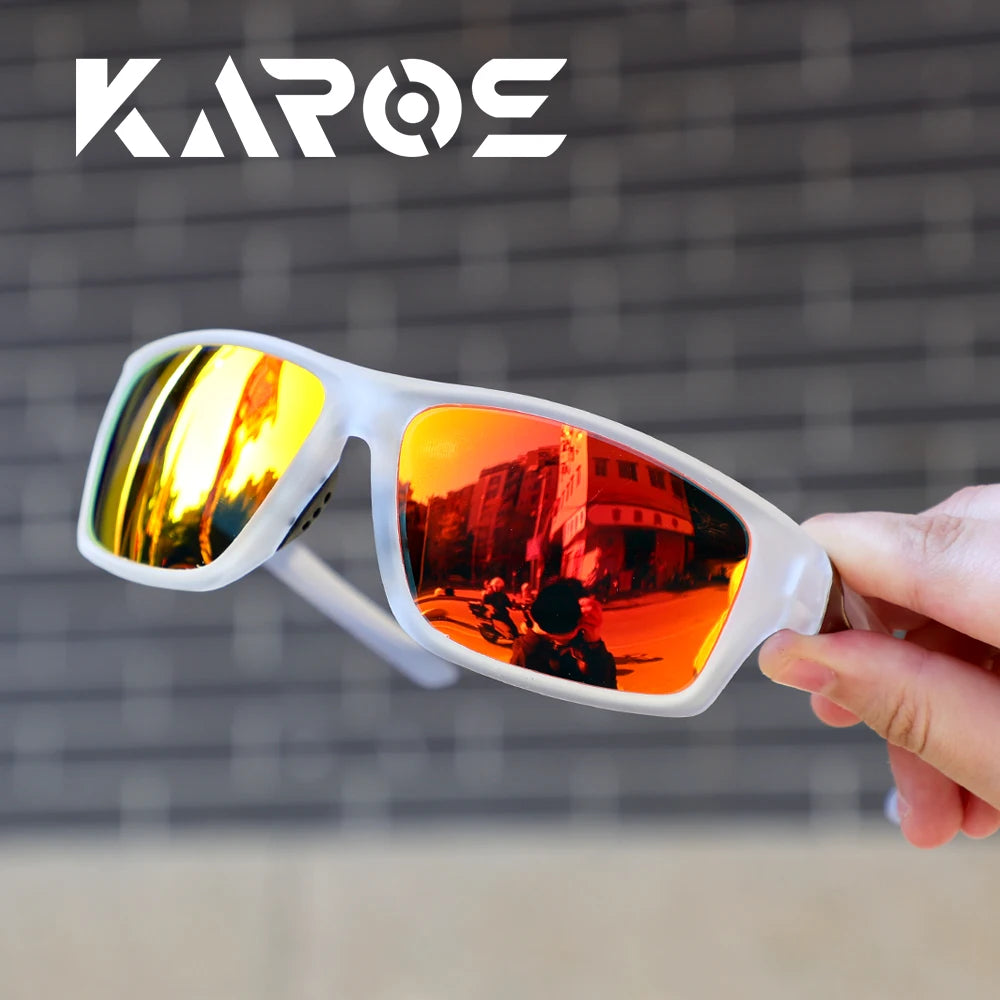 Polarizované brýle Karos UV400 pro muže a ženy – cyklistika, rybaření, běh, outdoorové sporty, sluneční brýle, brýle na kolo, brýle na řízení a jízdu na motocyklu YZ2012