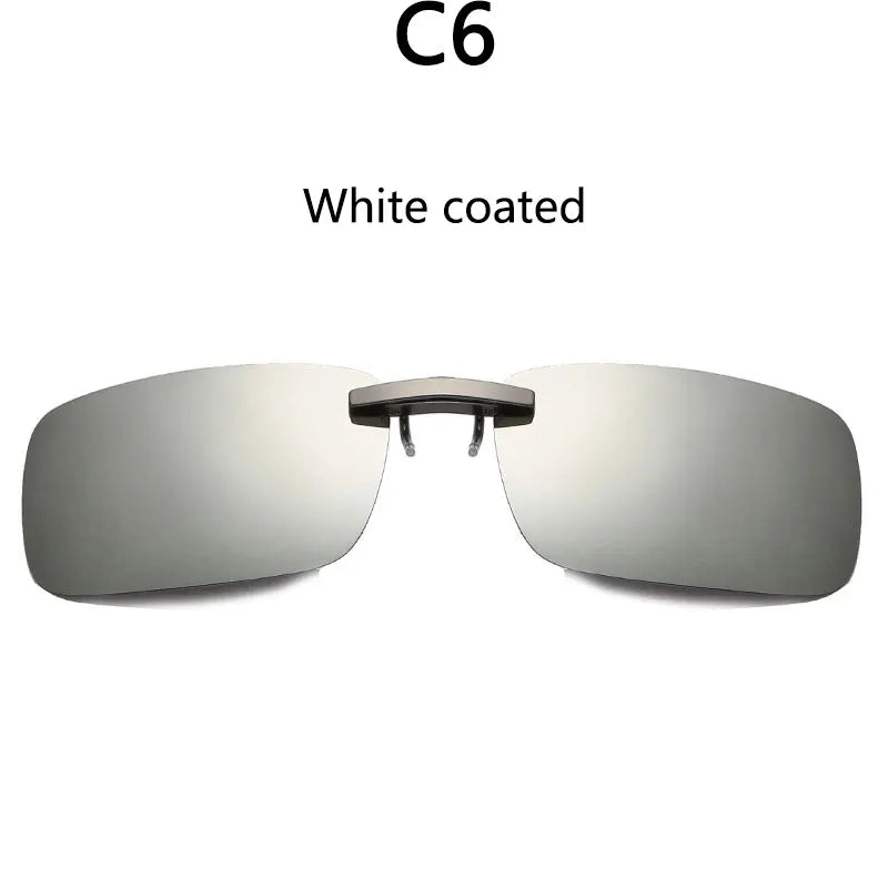 BOYSEEN Polarized Clip Sunglasses Driving Day Night Vision Lens Unisex Sport Fishing Myopia Glasses Men Women Travel Outdoor
