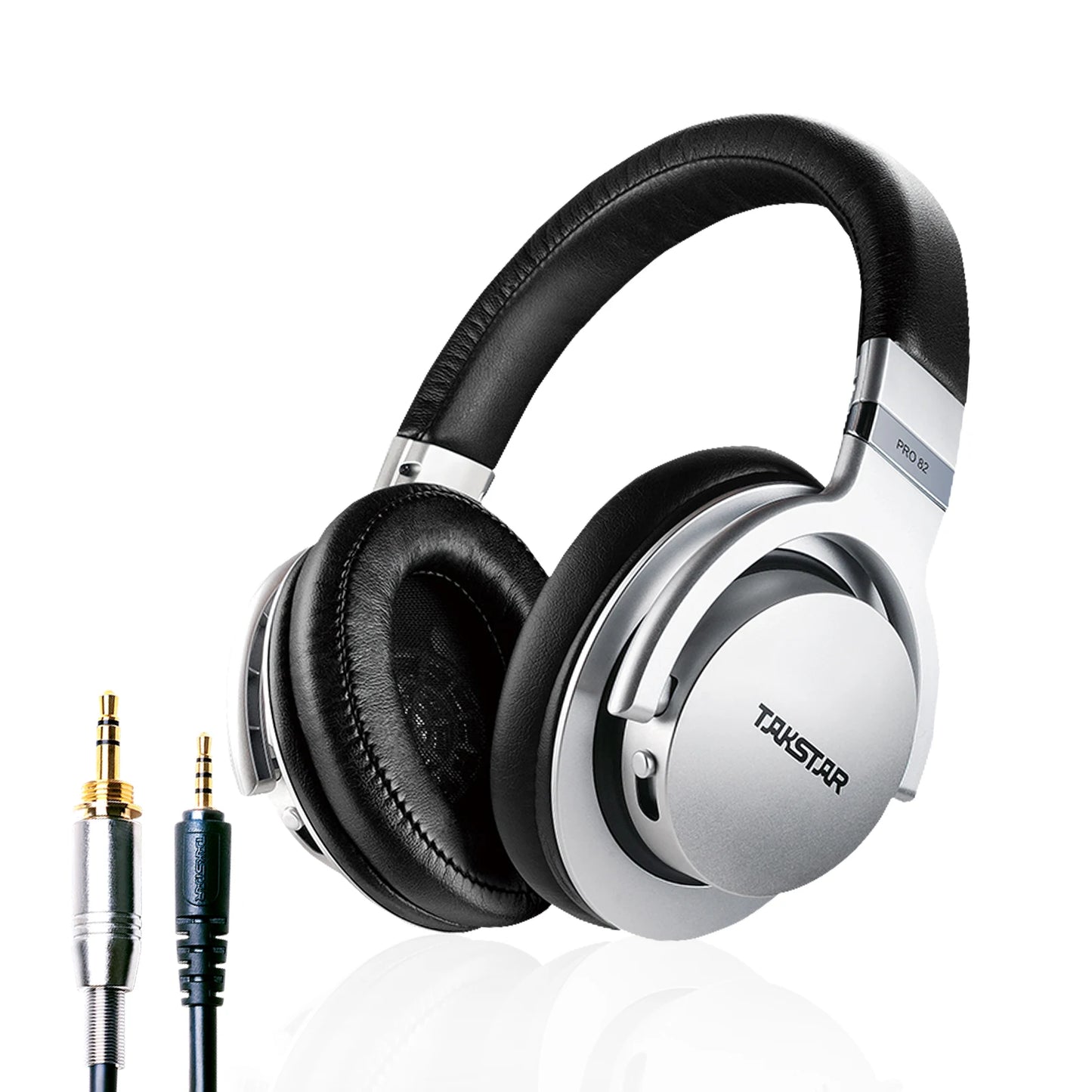 Takstar PRO82 Professional Monitor Headphones – HiFi Stereo Wired Studio Headset for Recording, Gaming & Bass-Adjustable Precision Sound