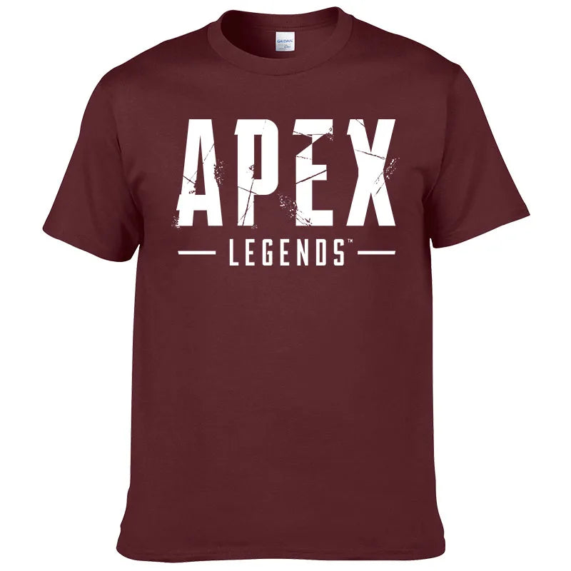 2026 Summer Streetwear T-shirt Men Fashion Casual Clothes Cotton Short Sleeve tshirt Printed Apex Legends T Shirt Harajuku Top