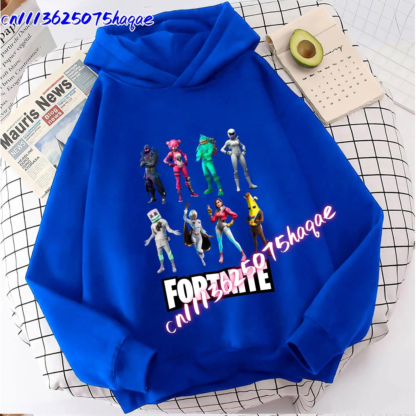 New Fortnites Kids Sweatshirts Cartoon Game Character Printed Hoodie Autumn Casuals Children Tops Winter Baby Boys Clothing