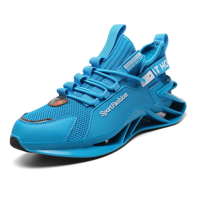 Chaussures de course pour homme : nouvelles baskets en maille respirante, semelle antidérapante et résistante à l'usure, pour le sport quotidien, tendance, mode et décontractées