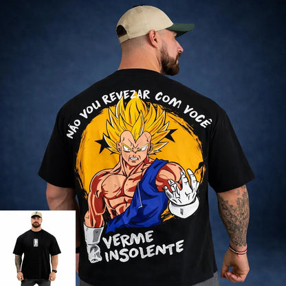 2026 Summer Dragon Ball Series Oversized T-shirt  100_ Cotton High Quality  Unisex Retro Casual & Breathable for Adults & Kids