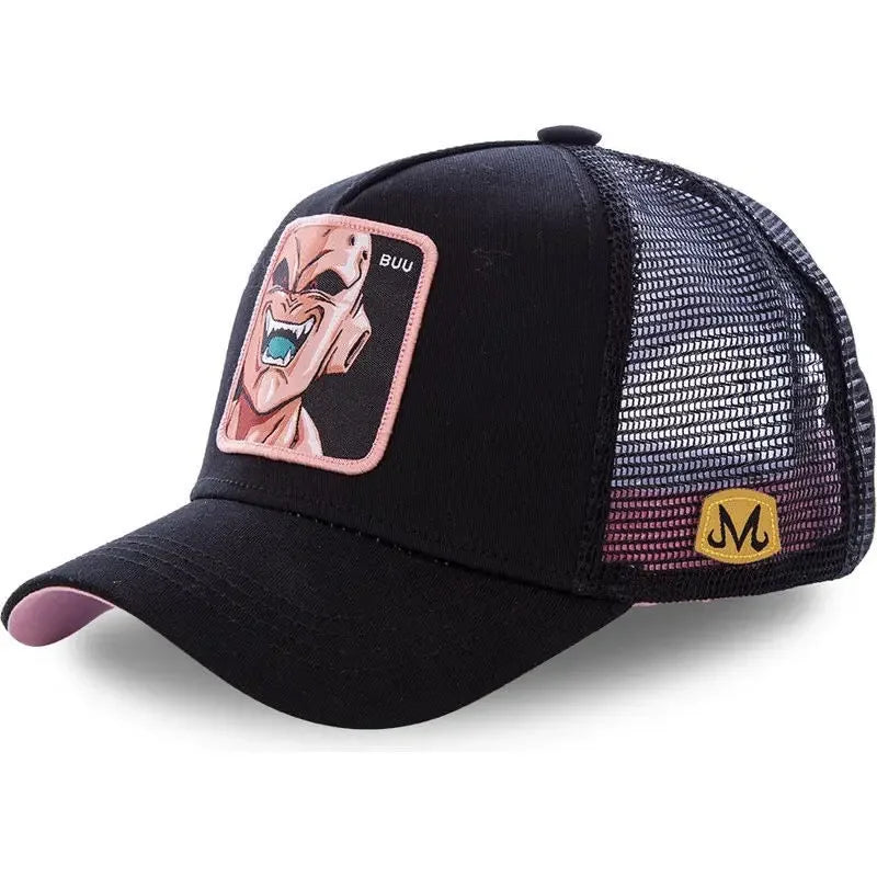 ALL Styles Dragon Ball Baseball Cap Snapback Peaked Cap Men's Embroidery Hip-Hop Cap Style Sun Visor Adjustable Trucker Mesh Cap