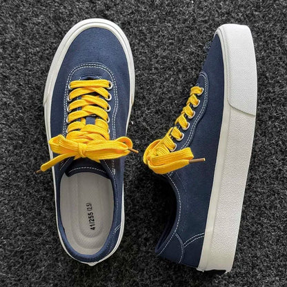 Chaussures de sport décontractées pour homme – Chaussures de skateboard pour homme très vendues – Baskets tendance – Chaussures de marche quotidiennes pour homme – Chaussures plates en toile