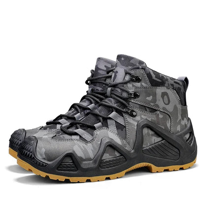Antislip en slijtvaste wandelschoenen, comfortabele werklaarzen voor de woestijn, herfst- en winterplatformschoenen en enkellaarzen, herensneeuwlaarzen