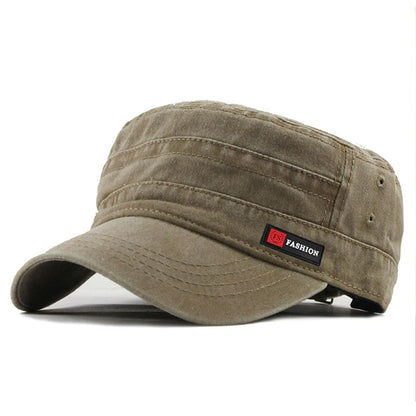 1pc Spring and Autumn Flat Top for Men and Women Soft Top Baseball Caps with FS Label, Outdoor Fishing Sunshade,Daily Use