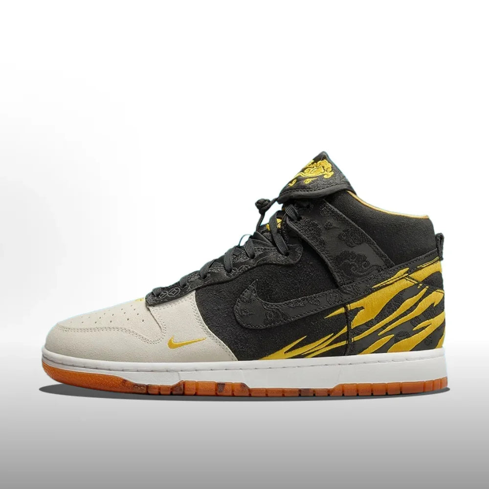 Nike Dunk Retro Premium "God of Wealth" Unisex Sneakers Unique Design Comfort Cushioned Durable Casual Shoes DQ4978-001