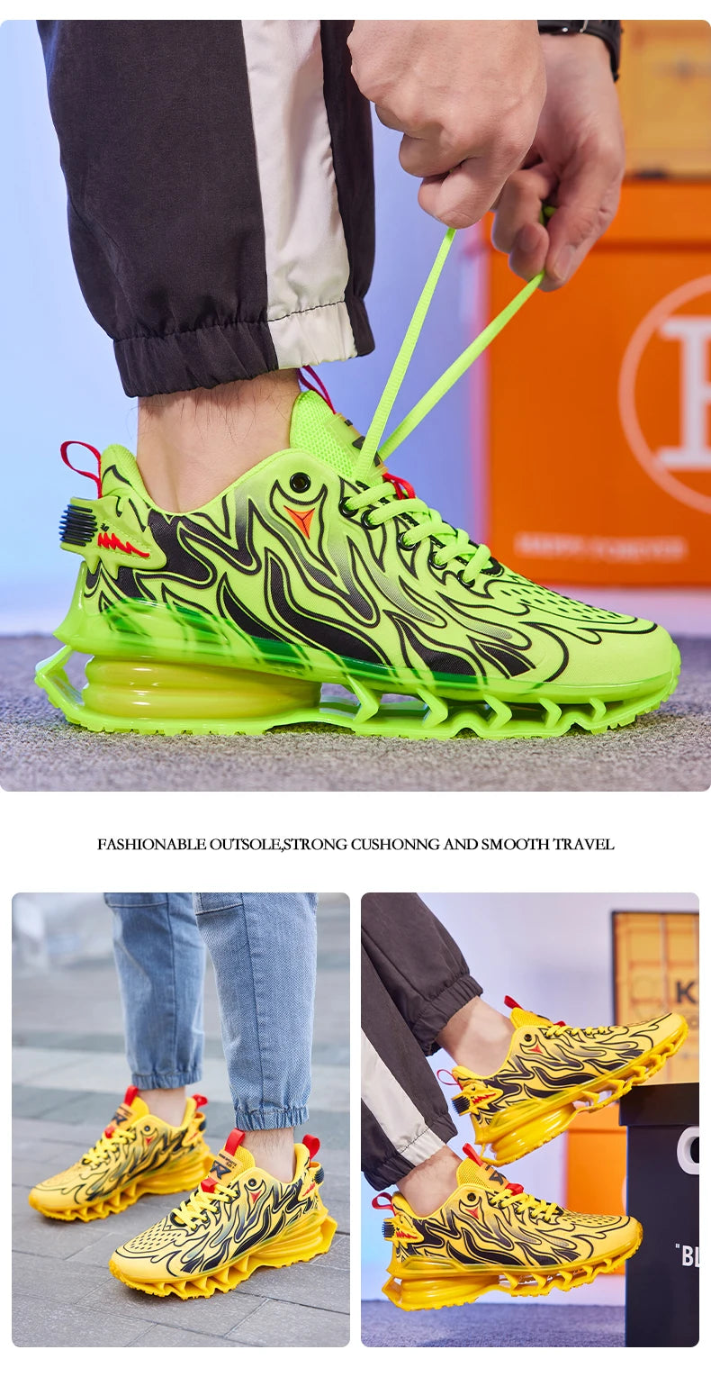 Herrskor Sneakers herr casual Herrskor tennis Lyxskor Träningsskor Race Andningsbara skor mode löparskor för kvinnor