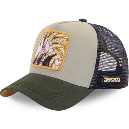 ALL Styles Dragon Ball Baseball Cap Snapback Peaked Cap Men's Embroidery Hip-Hop Cap Style Sun Visor Adjustable Trucker Mesh Cap