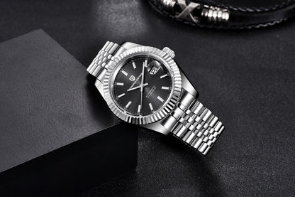 Orologi PAGANI DESIGN 2026 nuovi, meccanici di lusso oro e argento da uomo, in acciaio inossidabile, vetro zaffiro, automatici