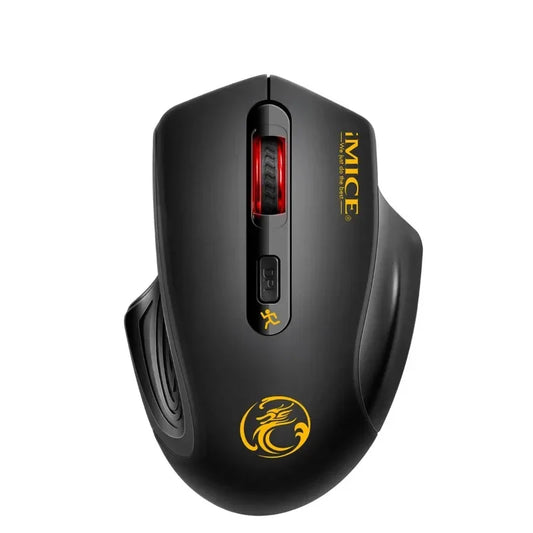 Wireless Mouse 2000DPI Adjustable USB 3.0 Receiver Ergonomic Design 2.4GHz Gaming Mouse for Laptop, Computer & Office Use
