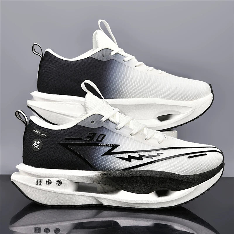 2026 Running Shoes Carbon Board Marathon Men Sports Breathable Lightweight Women's Comfy Athletic Antiskid Sneakers Casual New