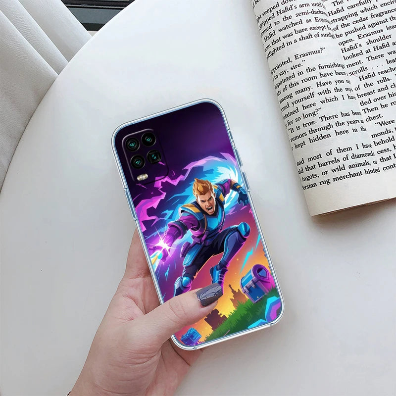 Capa Transparente para Telemóvel F-Fortnites-Poster para Samsung Galaxy A04 A04S A14 A23 A34 A54 M23 M33 M52 M53