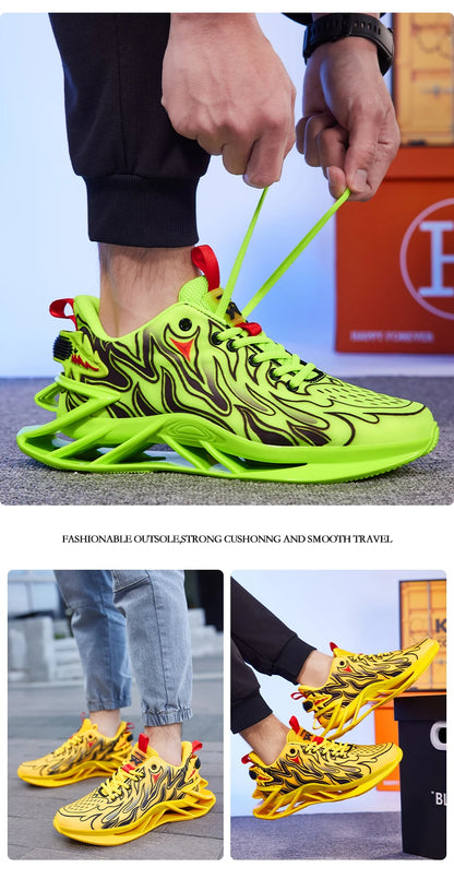 Herrskor Sneakers herr casual Herrskor tennis Lyxskor Träningsskor Race Andningsbara skor mode löparskor för kvinnor